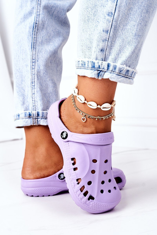 Dámské Pěnové Nazouváky EVA Fialové