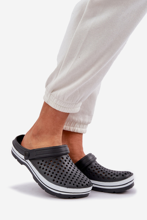 Ľahké Pěnové Dámske Papuče Čierne Ardanica