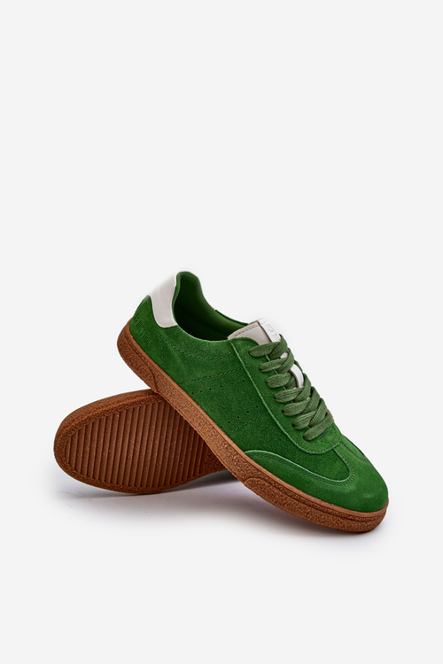 Mužské semišové tenisky Big Star NN174188 Zelené