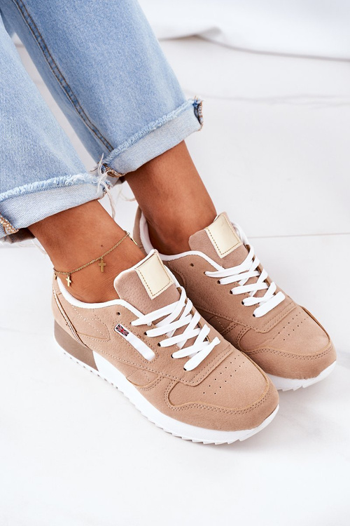 Dámská Sportovní Obuv Sneakersy Béžové Friday