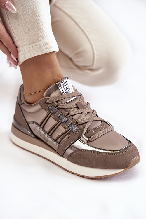 Dámská módní sportovní obuv Big Star KK274112 Tmavě šedá