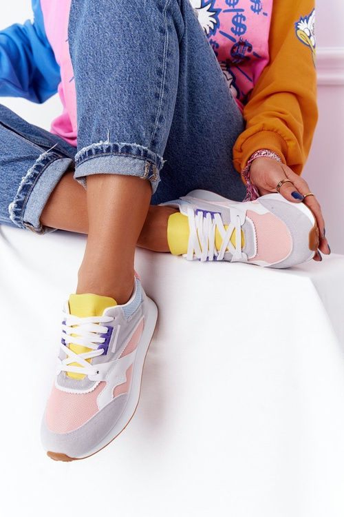 Dámská Sportovní Obuv Sneakersy Růžové-šedé After Hours