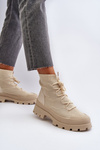 Dámské Pracovní Boty S Ponožkami Béžove Abigail