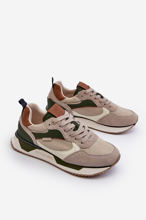 Pánske tenisky so systémom Memory Foam od Big Star NN174349 Bežové