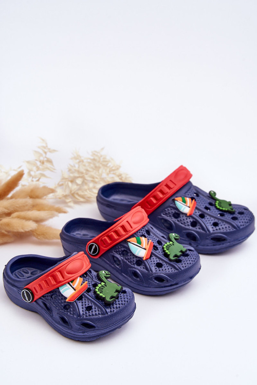 Detské ľahké penové crocs Navy modré sladkosti