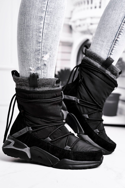 Dámske snehové topánky Big Star Black GG274628