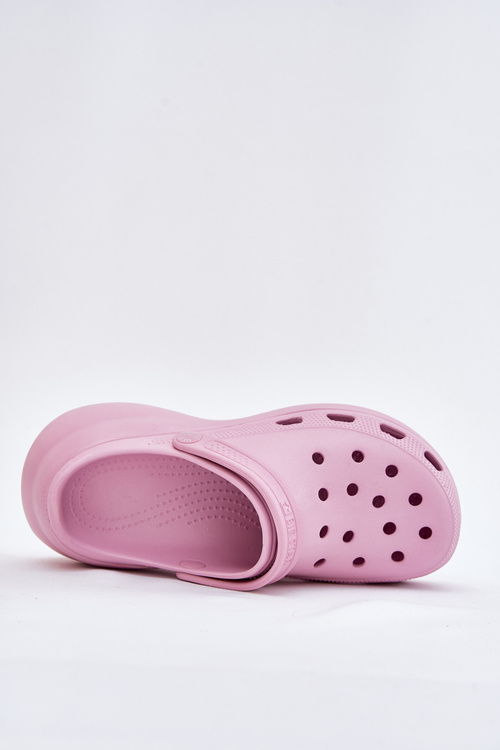 Dámske Penové Šľapky Na Masívnej Podošve Big Star RR274A120 Ružové