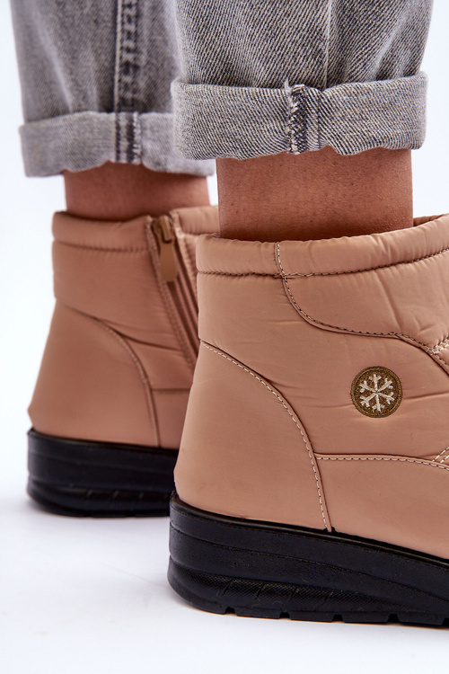 Dámské zimní sněhule v barvě bežové Helis