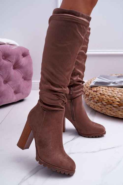 Ženské topánky na Khaki Marion Suede Post