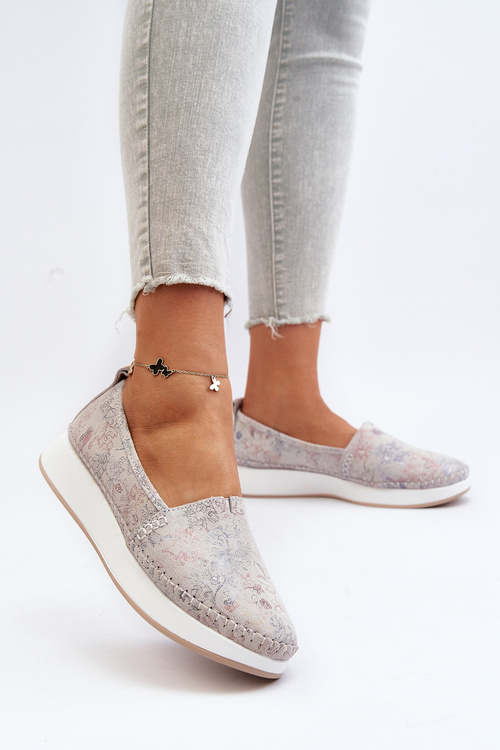 Dámské kožené espadrilky na platformě v multibarevném provedení Chorisa