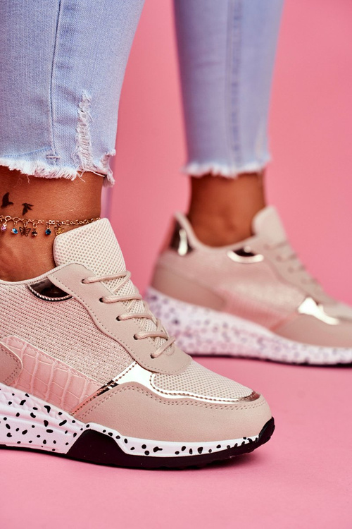 Dámská Sportovní Obuv Skrytý klínek béžová Mollen