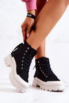 Black Faithphull zviazané topánky