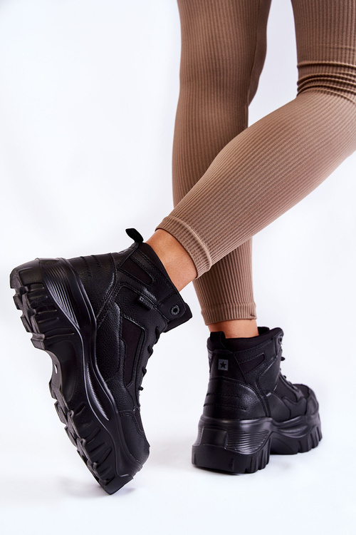 Módne topánky pamäť pamäť peny veľká hviezda kk274371 čierna