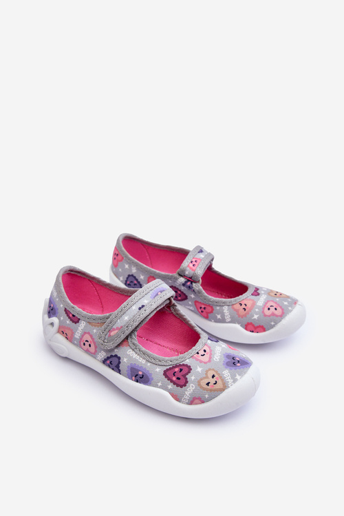 Detská balerína Papcie Befado Heart 114x516 Gray