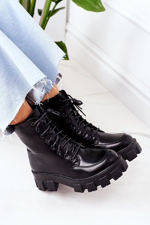 Teplé Boty Workery Černé World Is Mine