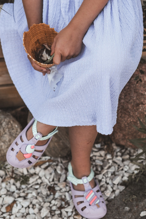 Detské Sandále Na Suchý Zips 83486 Ipanema Summer XIII Baby Fialové