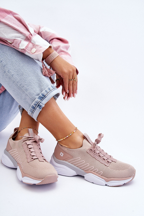 Dámska posuvná športová topánka Pamäťový penový systém Big Star LL274A141 nahý