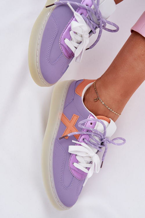 Nízké Dámské Sportovní Boty Fialové Zelevelis