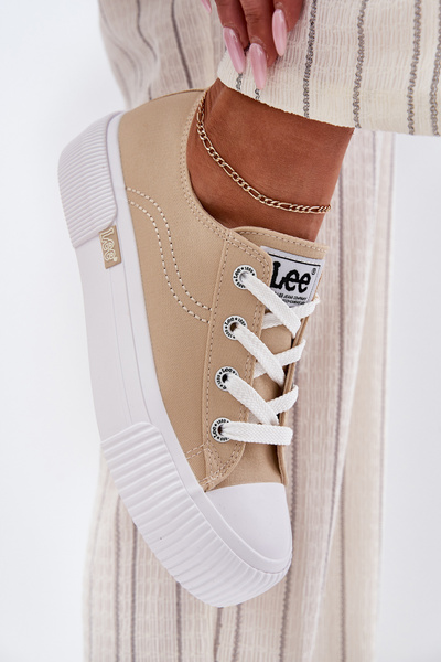 Dámské tenisky na platformě Béžové LEE ISLA C WOMEN LOW 50251001