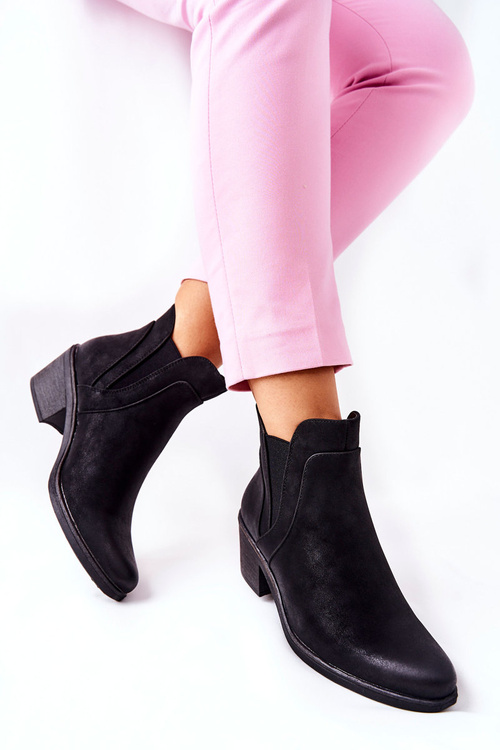 Boty Na Podpatku Sergio Leone BT620 černé