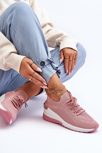 Materiály Slip -up Sports Shoes Pink Visconti