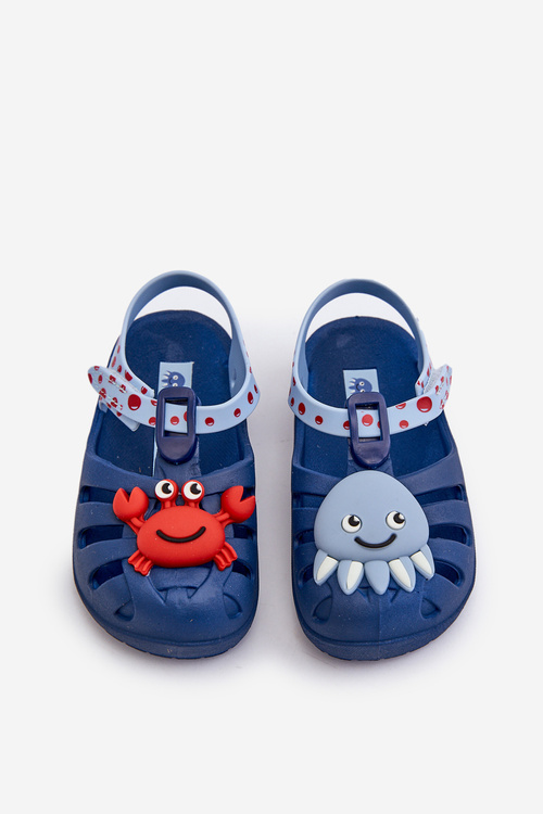 Dětské sandálky Na Suchý Zip 83486 Ipanema Summer XIII Baby Růžové