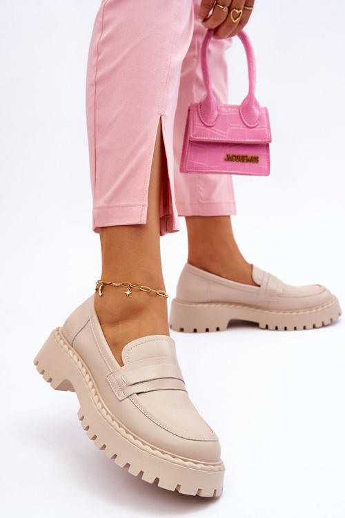 Dámské mokasíny Big Star LL274457 Béžove