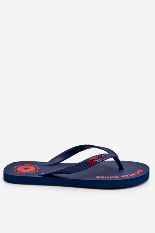 Pánske flip -flops Big Star LL174424 Navy Blue