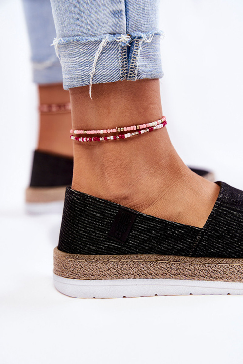 Dámské Sneakers Slip On Big Star KK276008 Černé