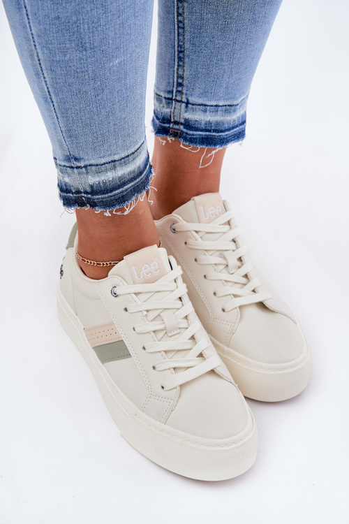 Dámske Tenisky LEE LAYLA WOMEN LOW 50251003 Tlmená Biela