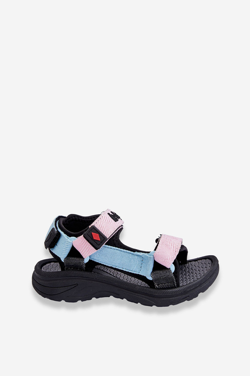 Dětské sandály Lee Cooper LCW-23-34-1687 Modrá a růžová