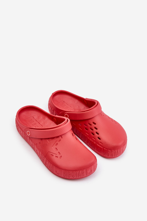 Pánske Ľahké Klapky Big Star II175004 Červené