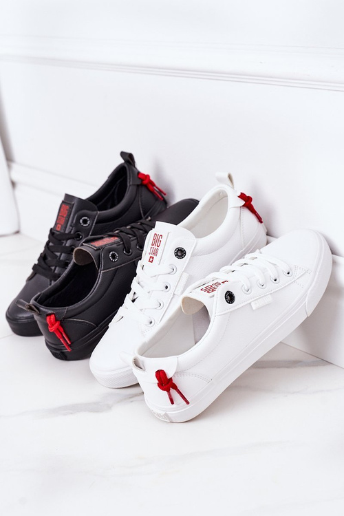 Dámské Kožené Tenisky BIG STAR GG274161 Černé