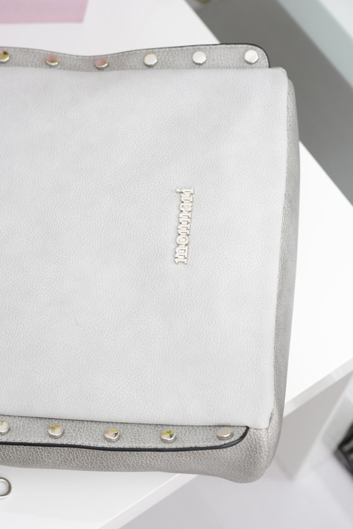 Monnari Grey Classic Bag With Rivets