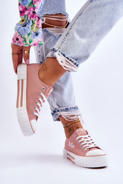 Dámske tenisky na platforme Lee Cooper LCW-23-31-1804L Pink