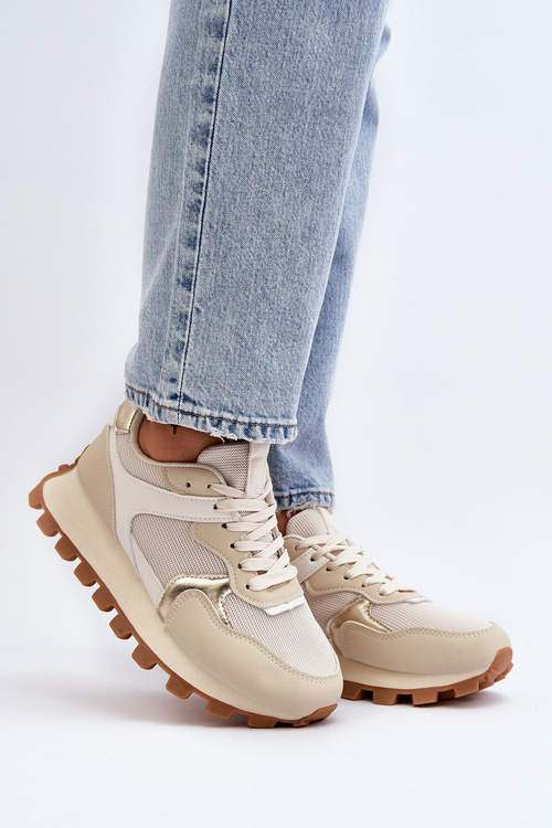 Dámske bežové športové tenisky Ralita