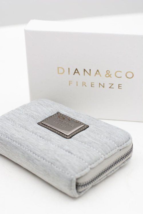 Malá šedá dámska peňaženka Diana & Co