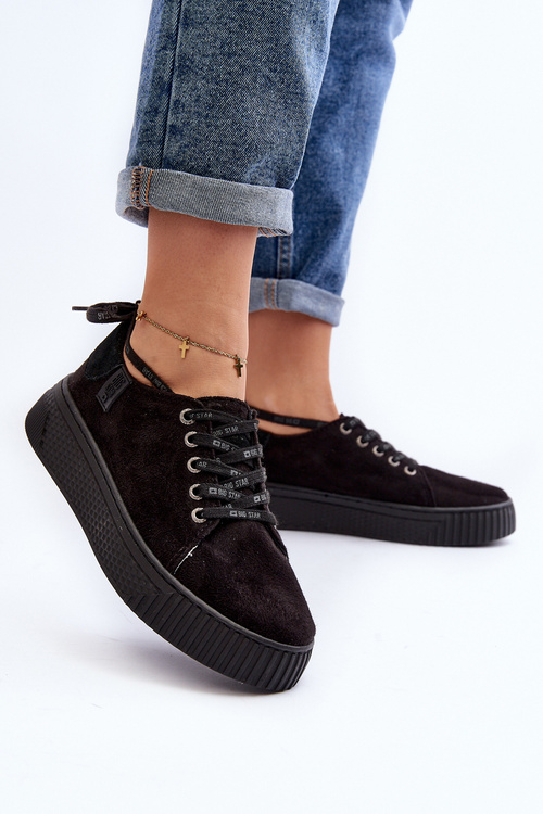 Dámske tenisky Big Star NN276005 Memory Foam System Čierne