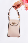 Malá dámska taška s dekoračnými béžami