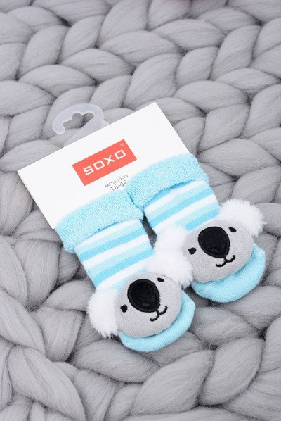 Baby Rattle Socks Teddy Bear Koala Soxo