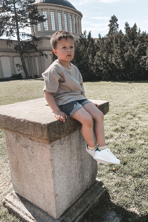 Dětská Sportovní Obuv Sneakers Bíle-Černé Bilbo