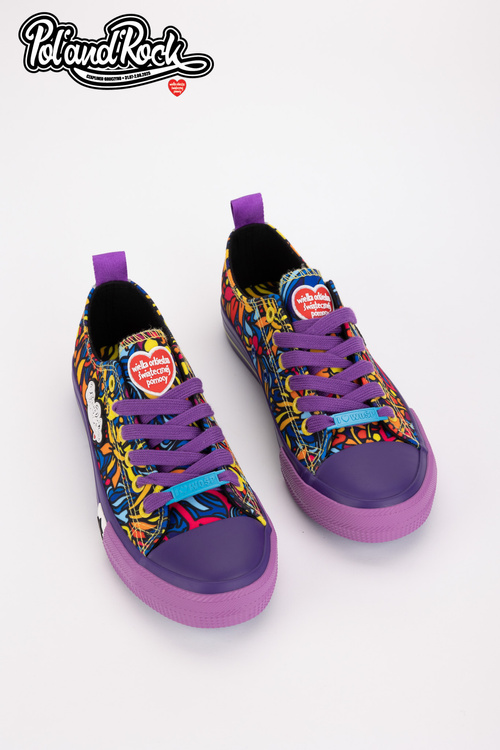 Tenisky Pol'and'Rock Festival X Big Star SS274905 Fialové