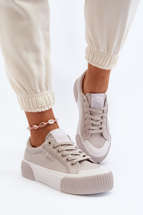 Dámské tenisky na tlusté podrážce Lee Cooper LCW-24-31-2178 šedé