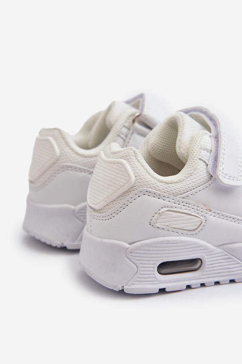 Detské tenisky na suchý zips Biele Krissandra