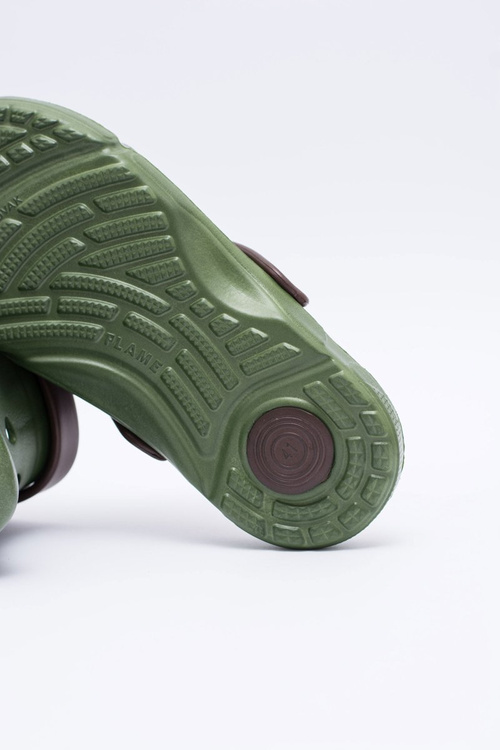 Pánské klasické nazouváky Kroksy EVA Zelené