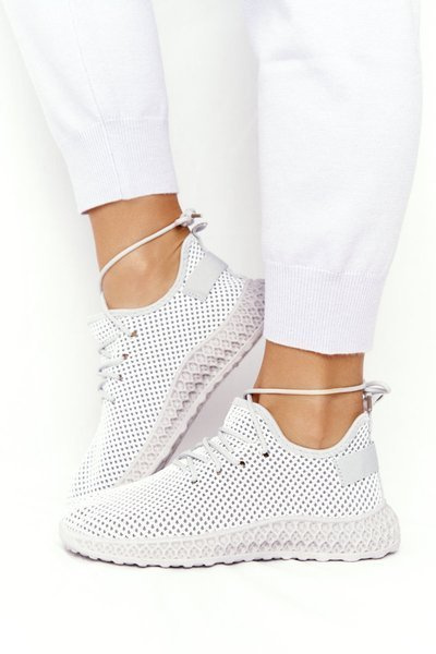 Dámske športové topánky skĺznuté sivé utečte