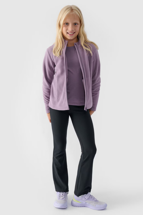 Dívčí polar s límcem Slim 4F Fialový 4FJWMM00TFLEF261-52S
