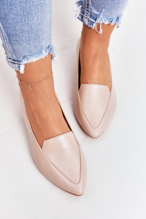 Moccasins na zlatej päte Laura Messi 2013 Beige