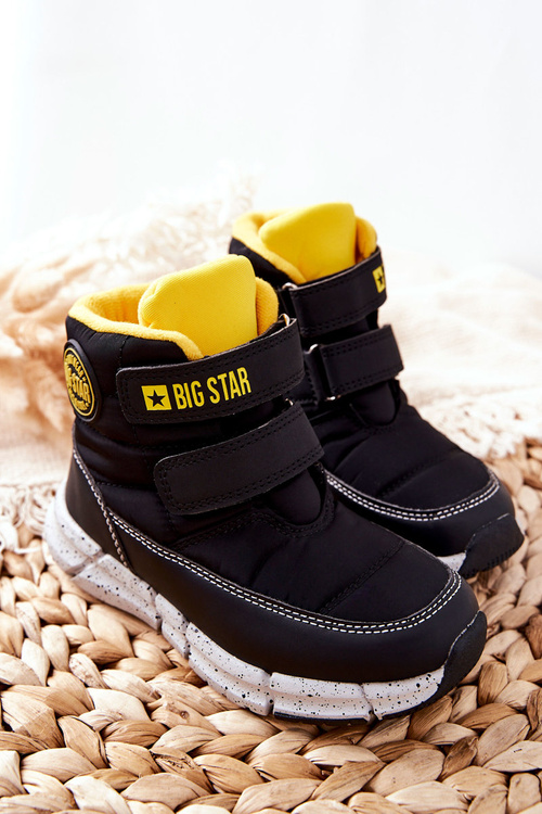 Detské snehové topánky pamäť pamäť peny veľká hviezda ii374070 čierna