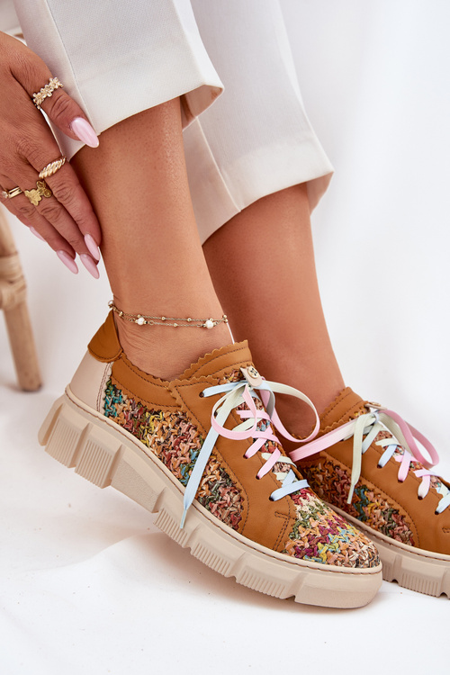 Dámské Kožené Polobotky Maciejka 05850-29 Multikolor